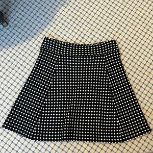 Theory black & white skirt